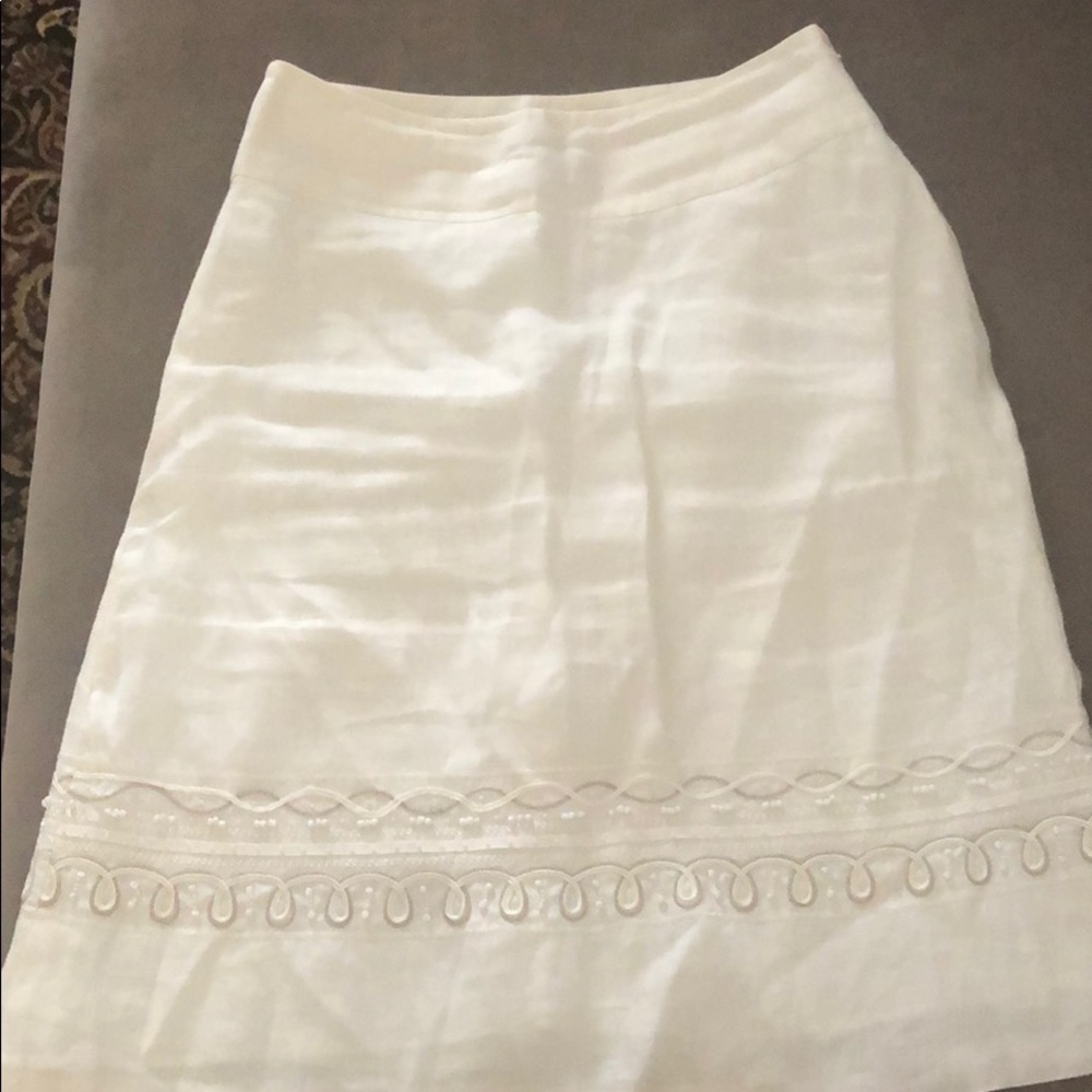 Skirt linen cream